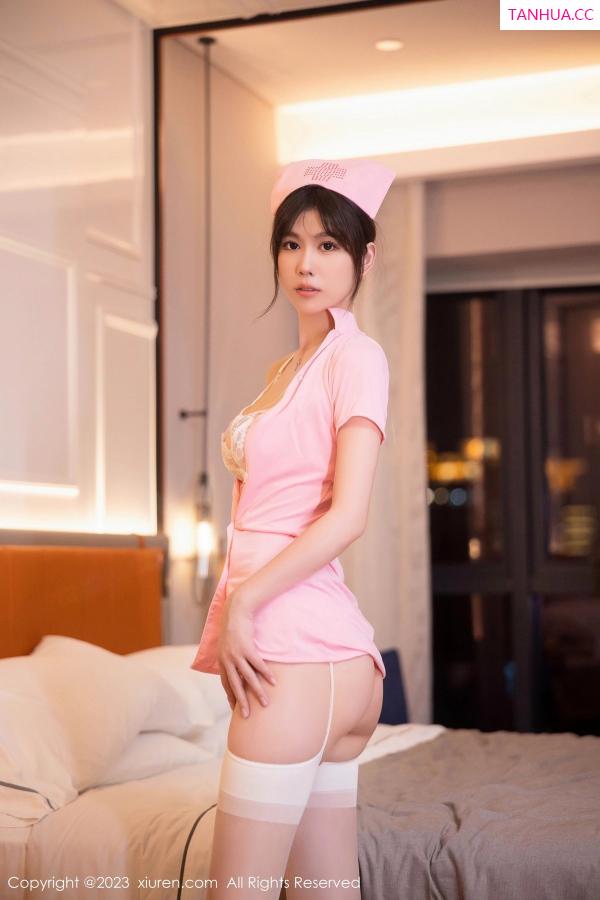 李雅柔  [XiuRen]高清写真图 2023.06.14 No.6910 李雅柔182CM 护士服美腿第24张图片